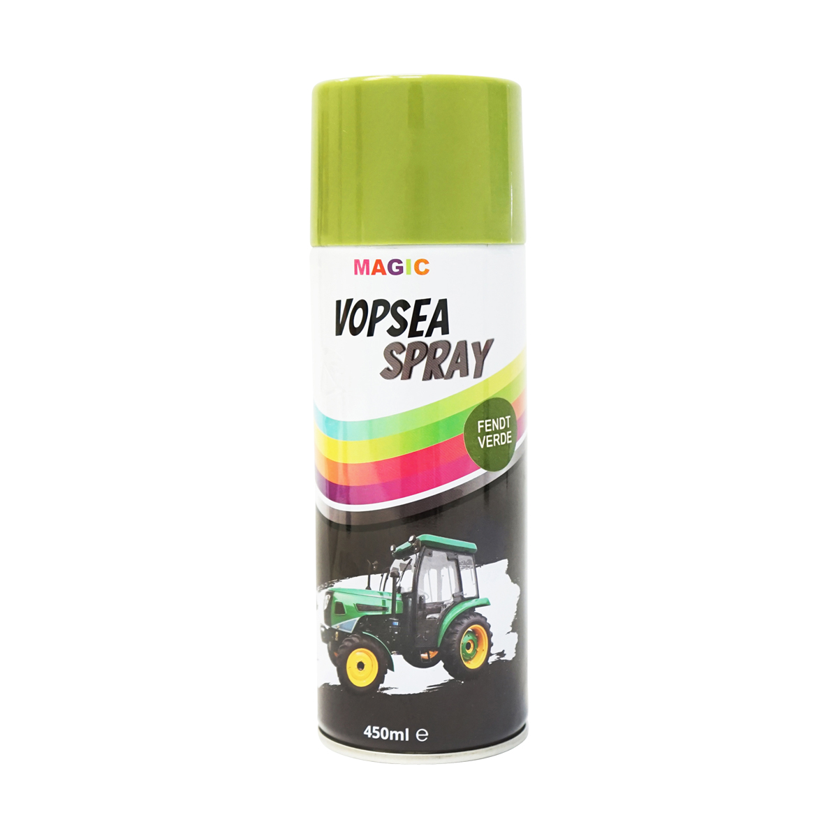 Spray vopsea auto verde tip Fendt profesionala cu uscare rapida 450ml MAGIC