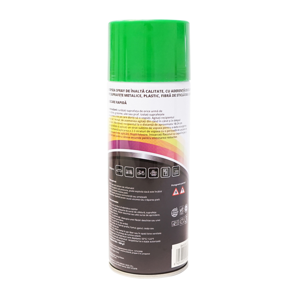 Spray vopsea auto verde tip John Deere profesionala cu uscare rapida 450ml MAGIC - imagine 3