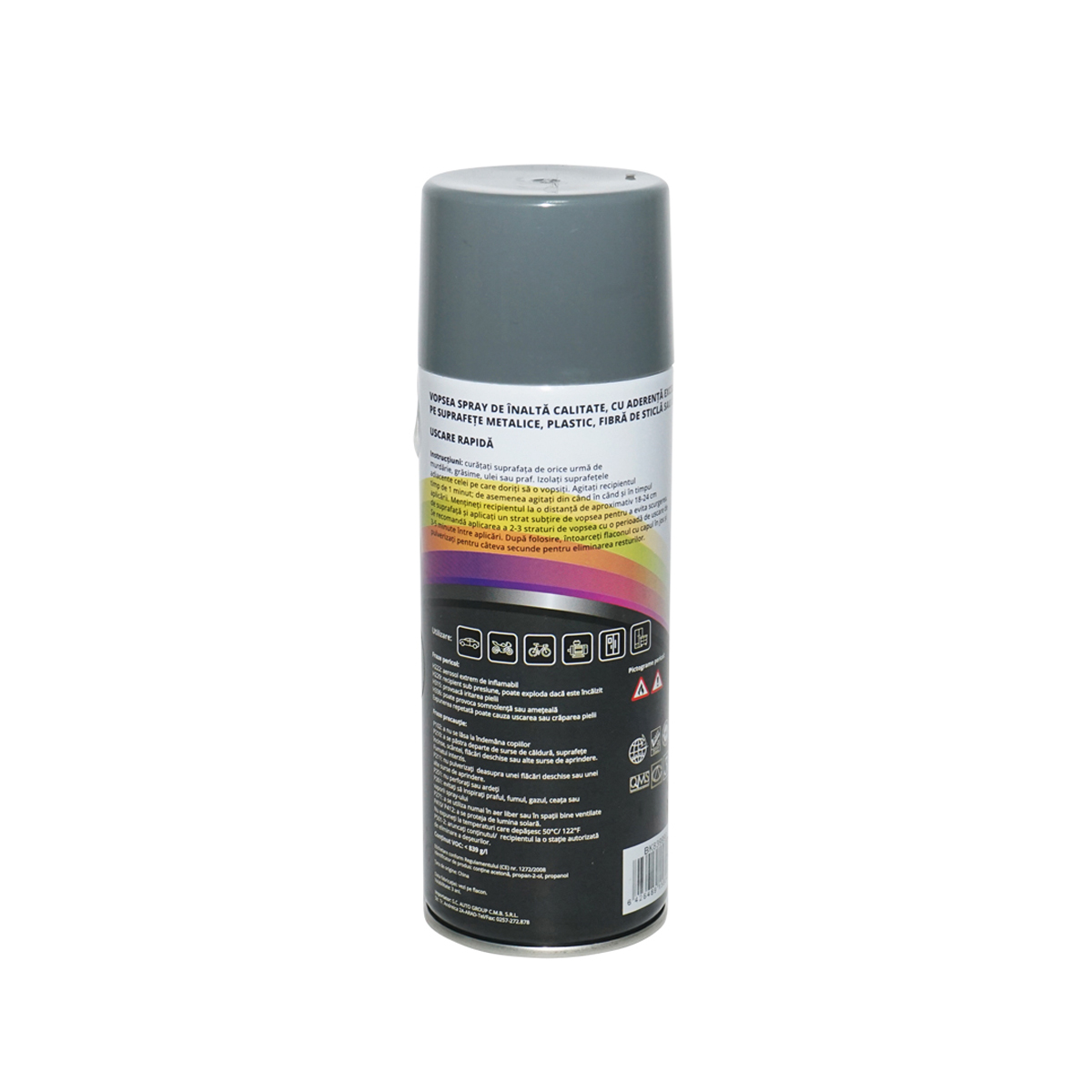Spray vopsea auto Gri RAL 7016 Antracit grey 450ml MAGIC - imagine 2