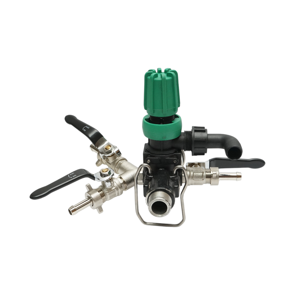 Distribuitor cu 3 cai pentru erbicidator, manometru cu glicerina 1000 PSI - imagine 4