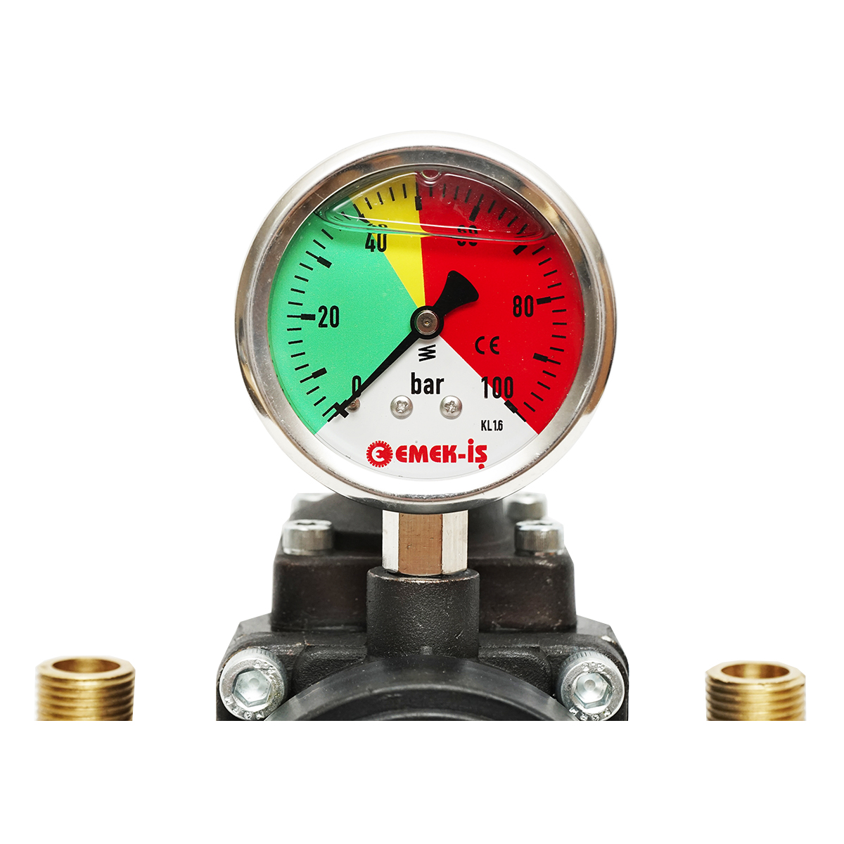 Distribuitor metalic cu 3 cai, manometru glicerina inclus pentru erbicidator - imagine 6