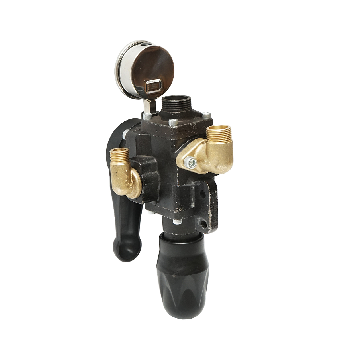 Distribuitor metalic cu 3 cai, manometru glicerina inclus pentru erbicidator - imagine 5