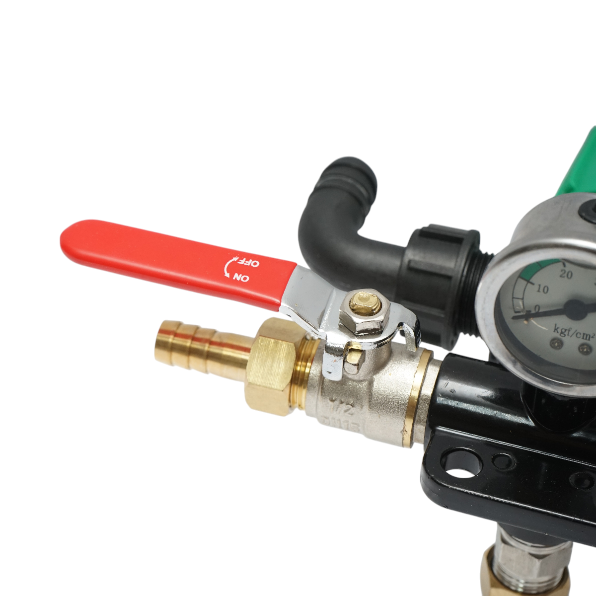 Distribuitor cu 2 cai, manometru glicerina inclus pentru erbicidator - imagine 8