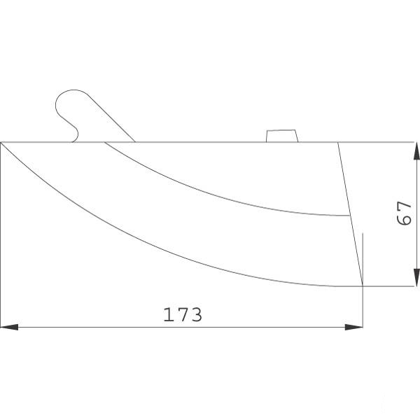Varf brazdar cioc/patina porumb pentru Maschio Gaspardo G22270397R - imagine 4