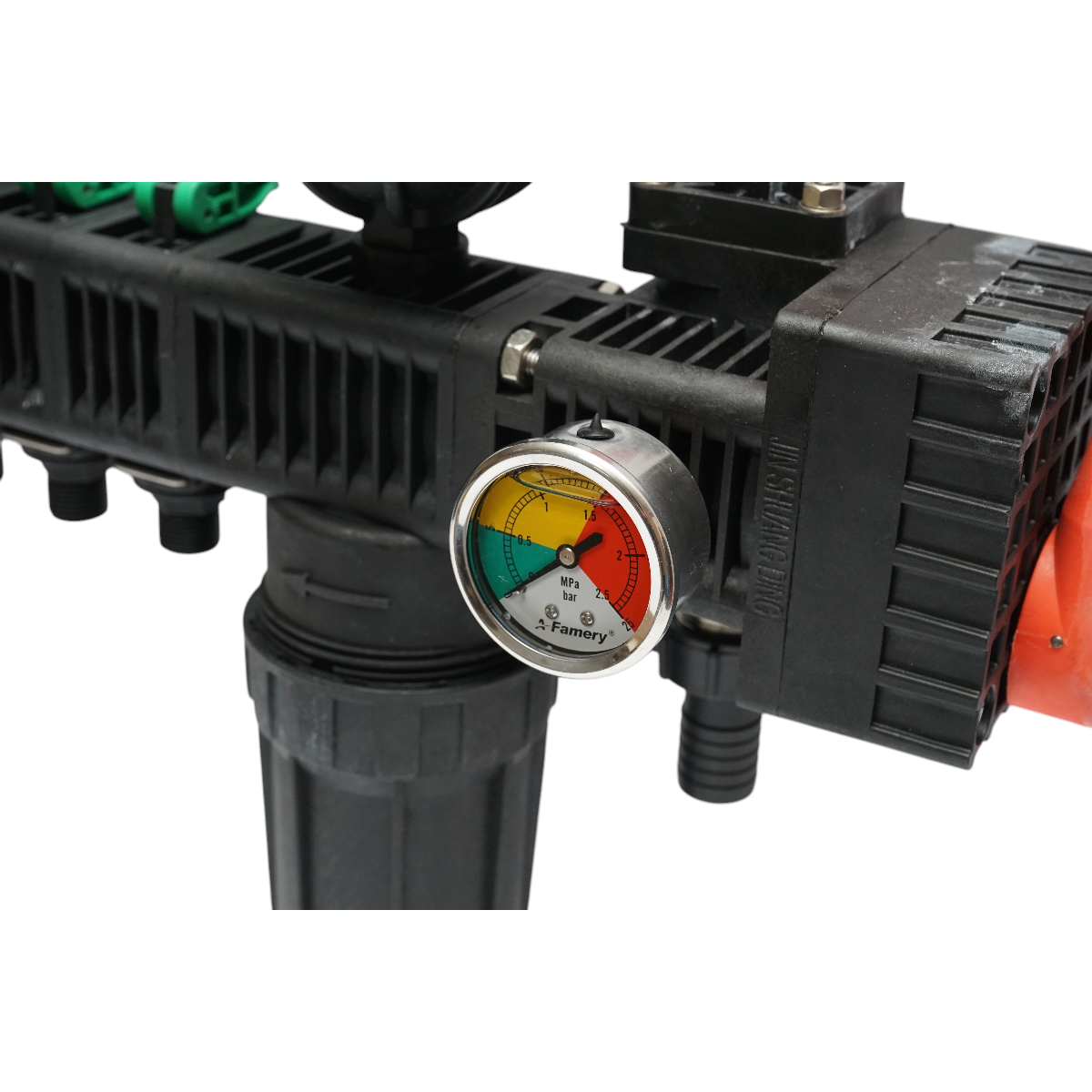 Distribuitor erbicidator cu 5 cai, filtru si manometru cu glicerina 25 bar - imagine 4