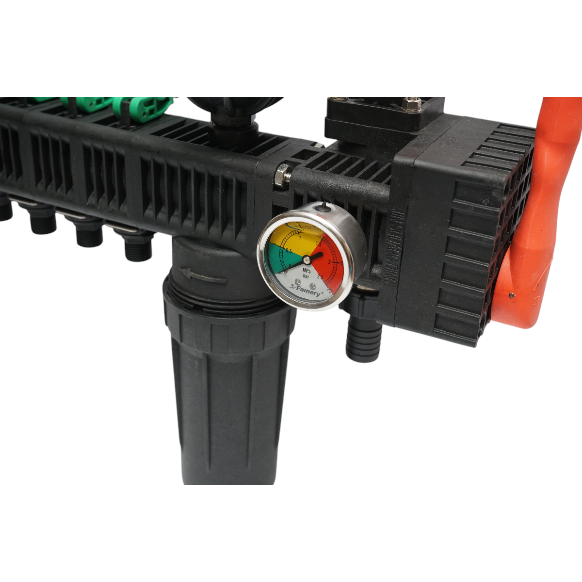 Distribuitor erbicidator cu 7 cai, filtru si manometru cu glicerina 25 bar - imagine 5