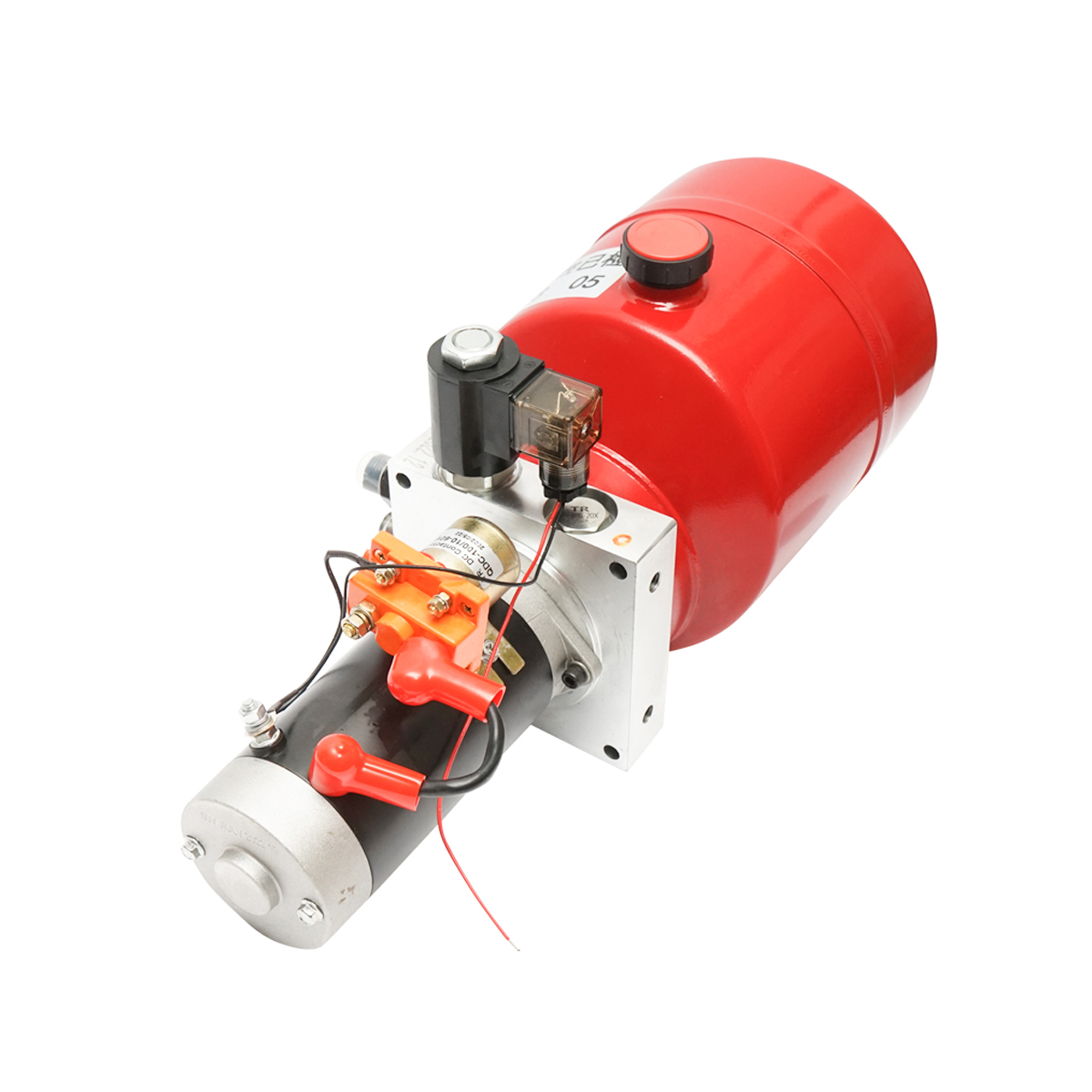 Kit basculare hidraulic 1 tona cu telecomanda 60V DC wireless 0.8Kw, 150 bar pentru triciclu electric - imagine 5