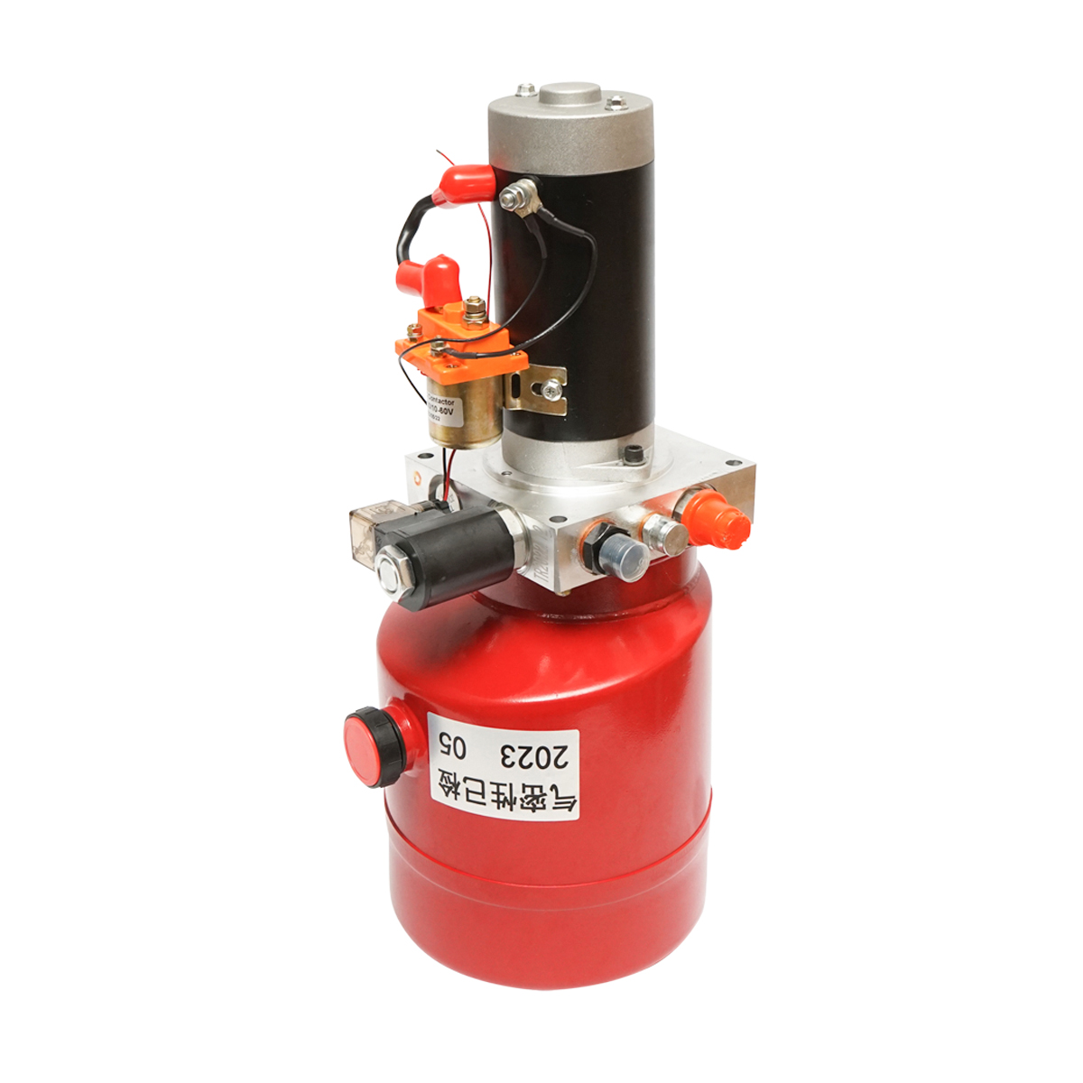 Kit basculare hidraulic 1 tona cu telecomanda 60V DC wireless 0.8Kw, 150 bar pentru triciclu electric - imagine 6