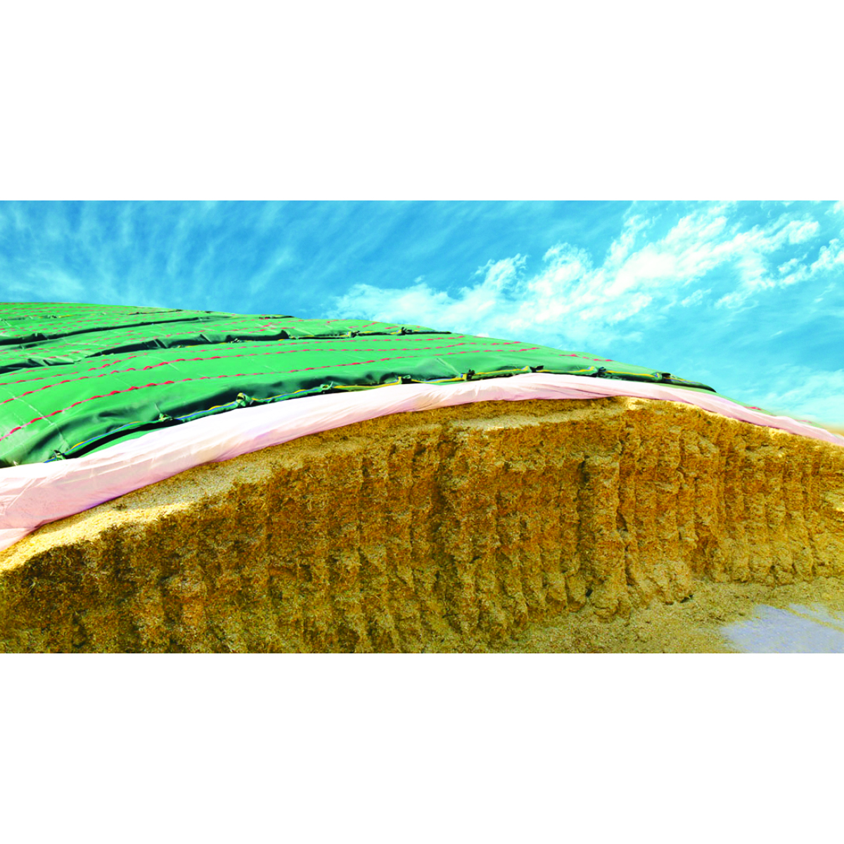 Plasa/prelata protectie pentru folie siloz verde 10x20m Breckner Germany