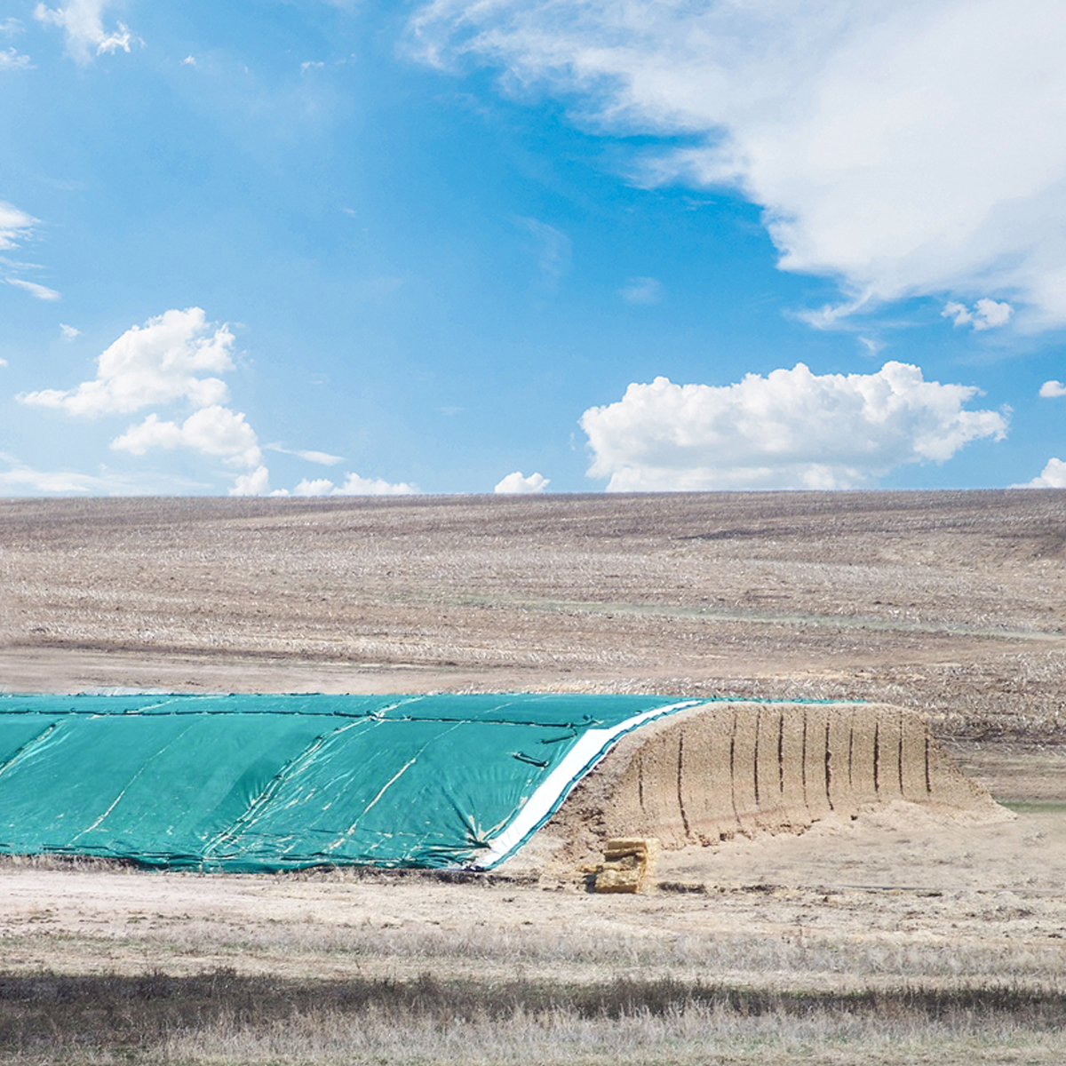 Plasa/prelata protectie pentru folie siloz verde 10x20m Breckner Germany - imagine 2