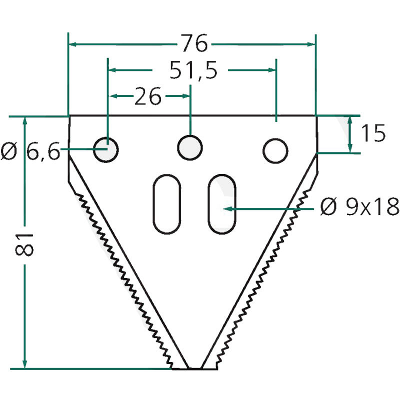 Cutit lama combina Schumacher 19 dinti 3mm Breckner Germany - imagine 4