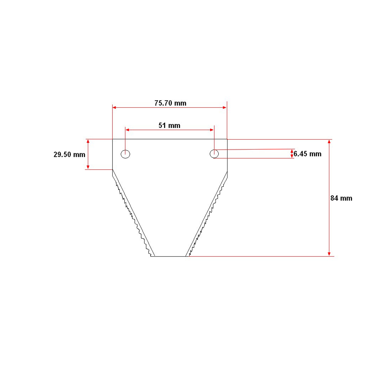 Cutit lama dintata pentru combina Claas fi6 cod OEM 6112031 Breckner Germany - imagine 4