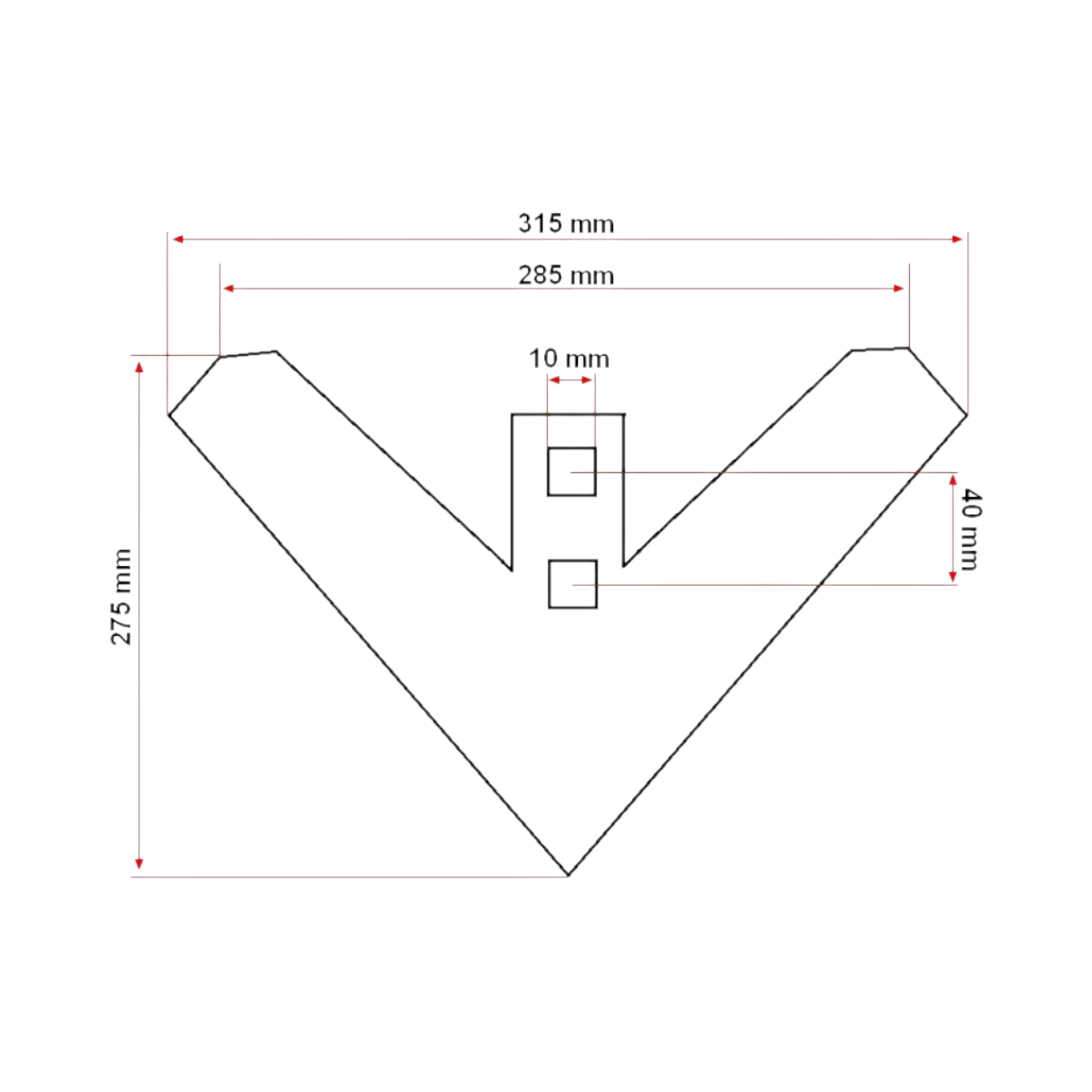 Cutit central sageata 6(8) CPU - imagine 3