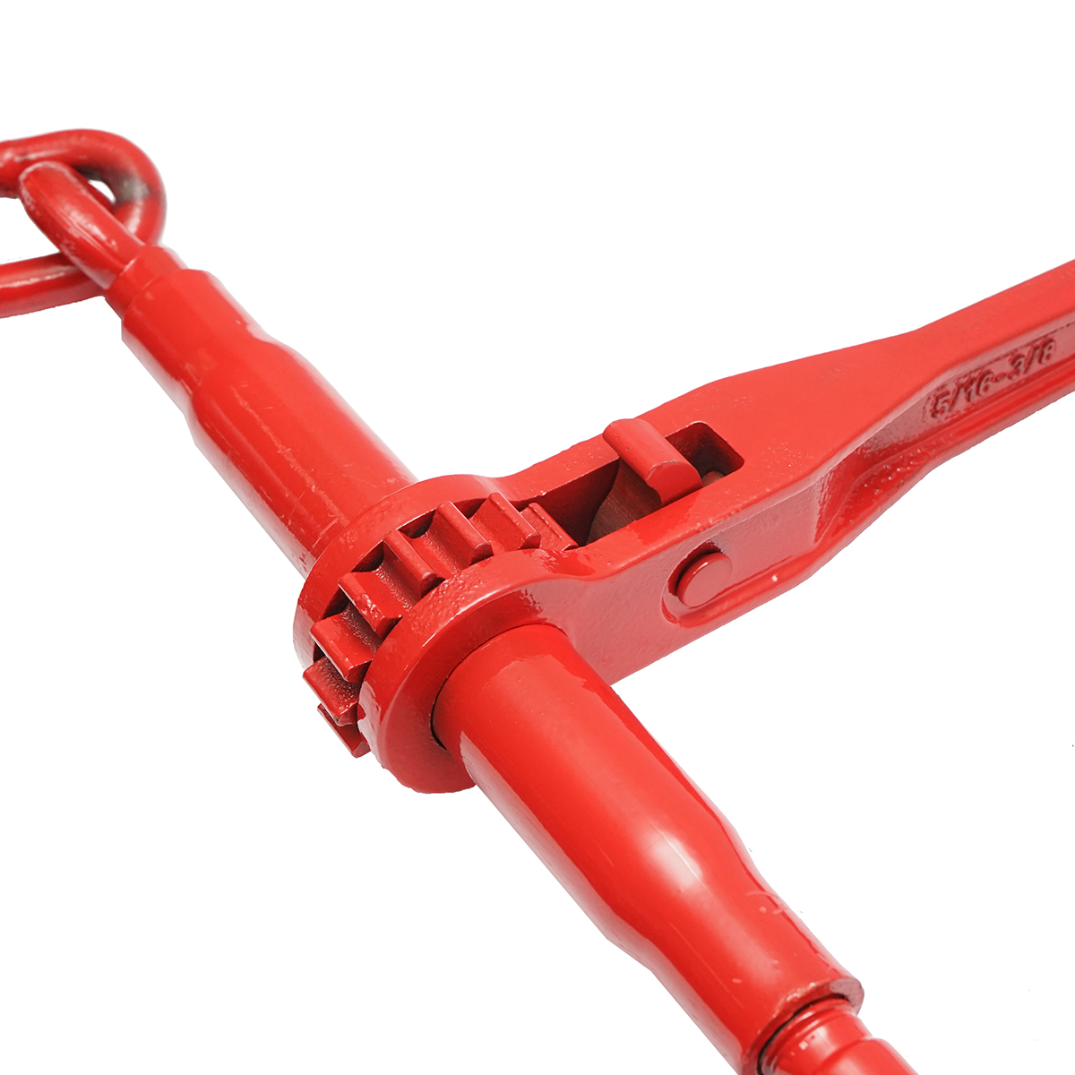 Lant ancorare pentru utilaje grele cu dispozitiv de tensionare pe clichet, greutate suportata 4T, lungime lant 6m, grosime zala fi 8mm - imagine 5