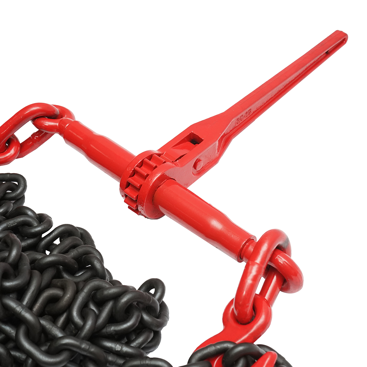 Lant ancorare pentru utilaje grele cu dispozitiv de tensionare pe clichet, greutate suportata 6.3T, lungime lant 6m, grosime zala fi 10mm - imagine 4