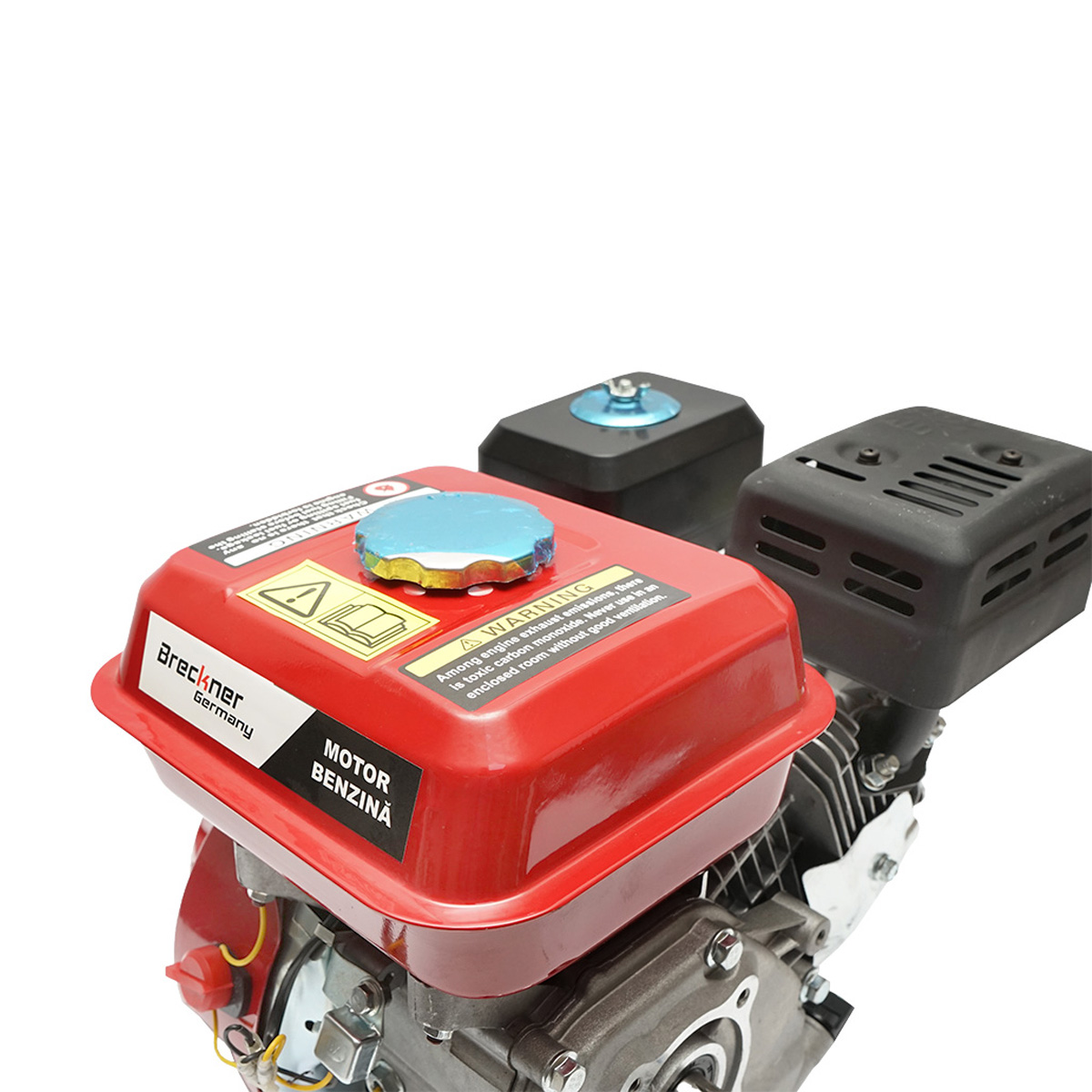 Motor pe benzina 7.5CP, 4 timpi, ax canelat 25mm pornire sfoara Breckner Germany - imagine 4