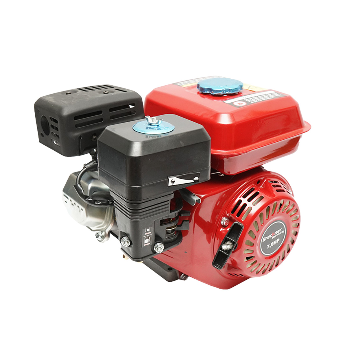 Motor pe benzina 7.5CP, 4 timpi, ax canelat 25mm pornire sfoara Breckner Germany - imagine 3