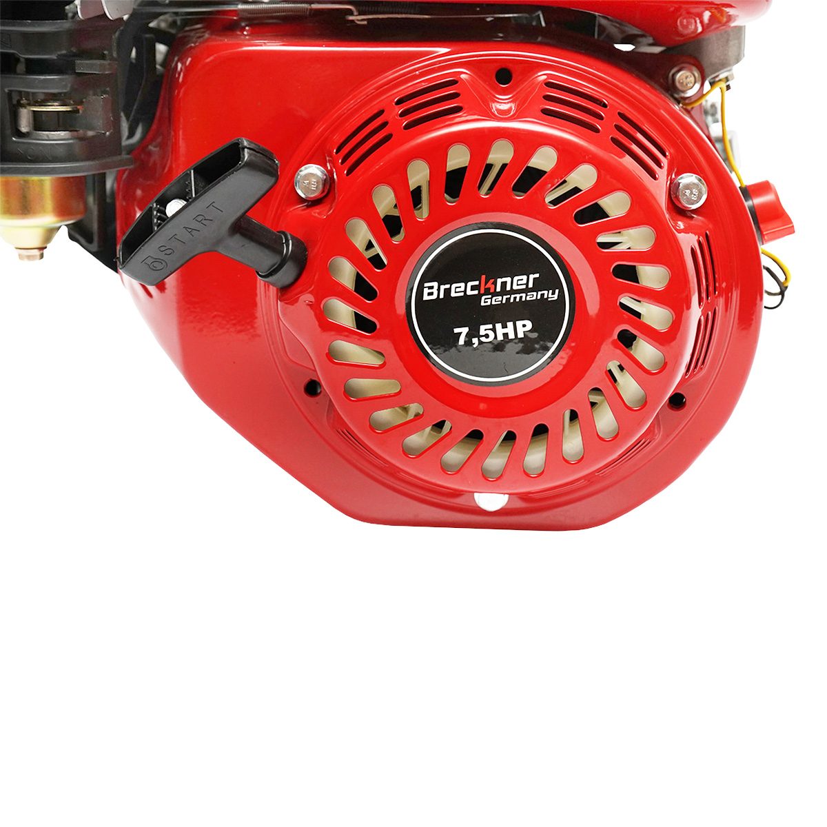 Motor pe benzina 7.5CP, 4 timpi, ax canelat 20mm pornire sfoara Breckner Germany - imagine 3