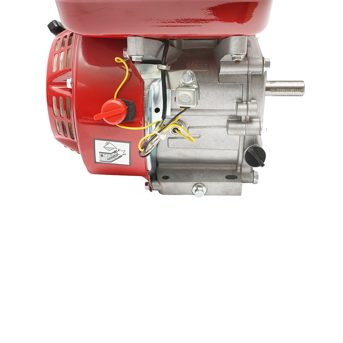 Motor pe benzina 7.5CP, 4 timpi, ax canelat 20mm pornire sfoara Breckner Germany - imagine 4