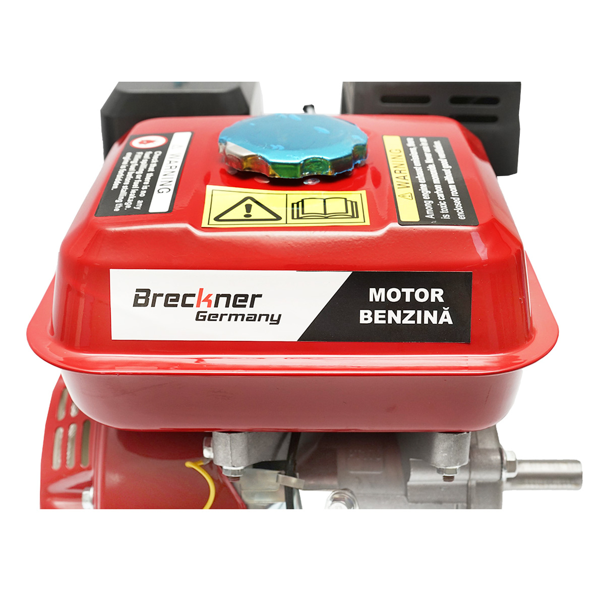 Motor pe benzina 7.5CP, 4 timpi, ax canelat 20mm pornire sfoara Breckner Germany - imagine 5