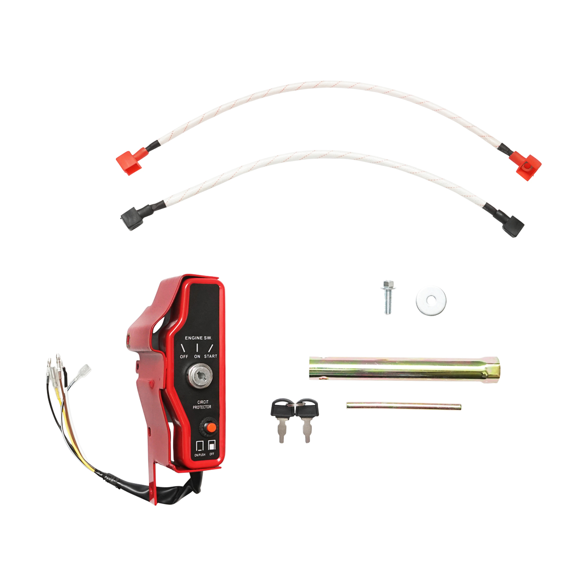 Motor pe benzina 13CP, 4 timpi, ax cu pana 25mm pornire cheie/sfoara, reductor priza Breckner Germany - imagine 8