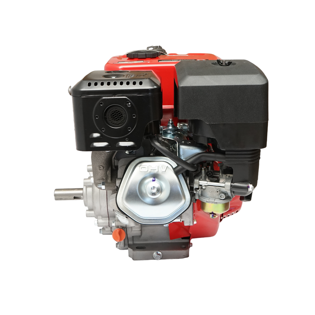 Motor pe benzina 9CP, 4 timpi, ax cu pana 25mm pornire cheie/sfoara, reductor priza Breckner Germany - imagine 5