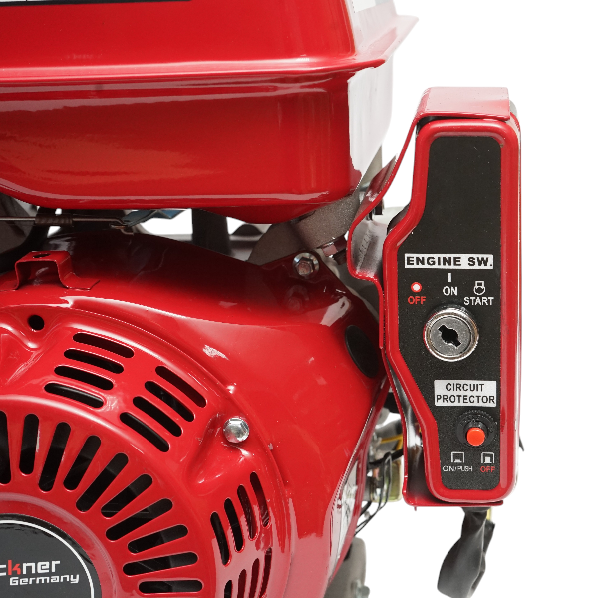 Motor pe benzina 9CP, 4 timpi cu protectie circuit, ax cu pana 25mm, pornire cheie/sfoara  Breckner Germany - imagine 6