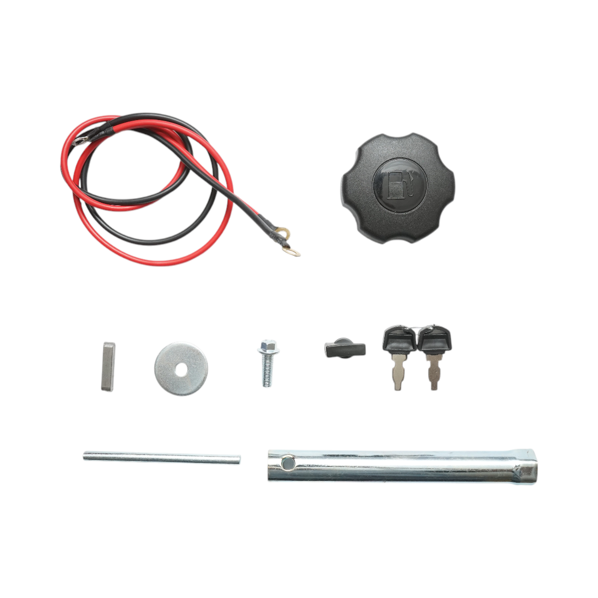 Motor pe benzina 9CP, 4 timpi cu protectie circuit, ax cu pana 25mm, pornire cheie/sfoara  Breckner Germany - imagine 8