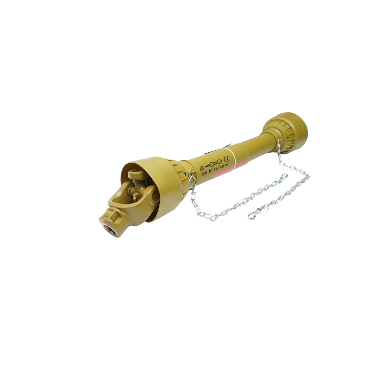 Cardan 850mm S7 cu teava triunghiulara, Z=6, cruce 30.2x106.5mm - imagine 2