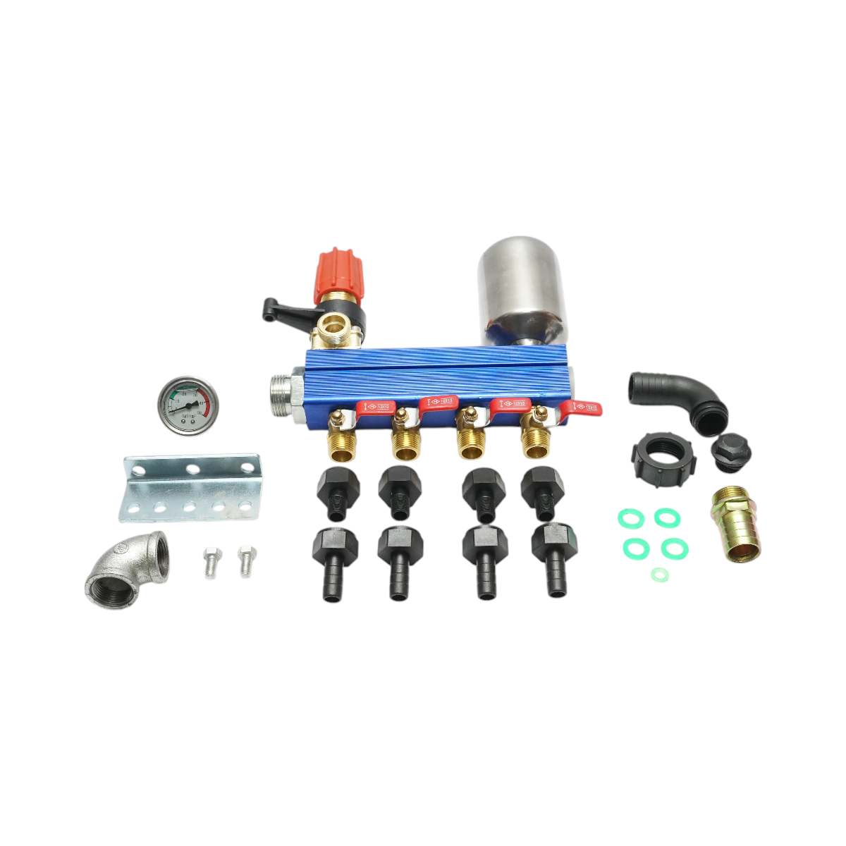 Distribuitor erbicidator cu 4 cai si cu manometru - imagine 2