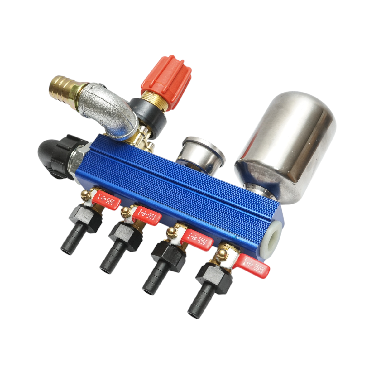 Distribuitor erbicidator cu 4 cai si cu manometru - imagine 6