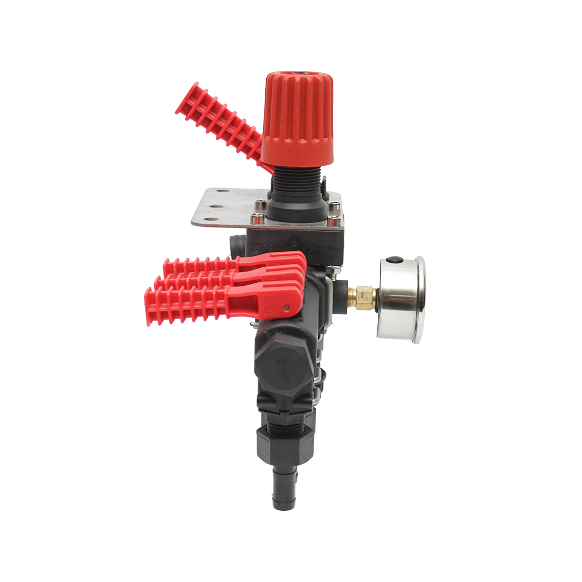 Distribuitor erbicidator cu 3 cai si cu manometru - imagine 3