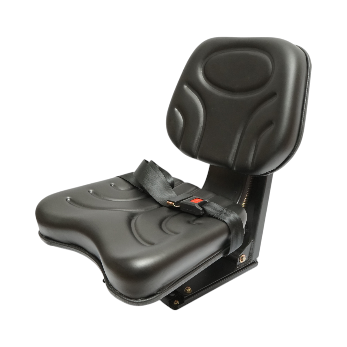 Scaun universal tractor negru reglabil cu centura de siguranta