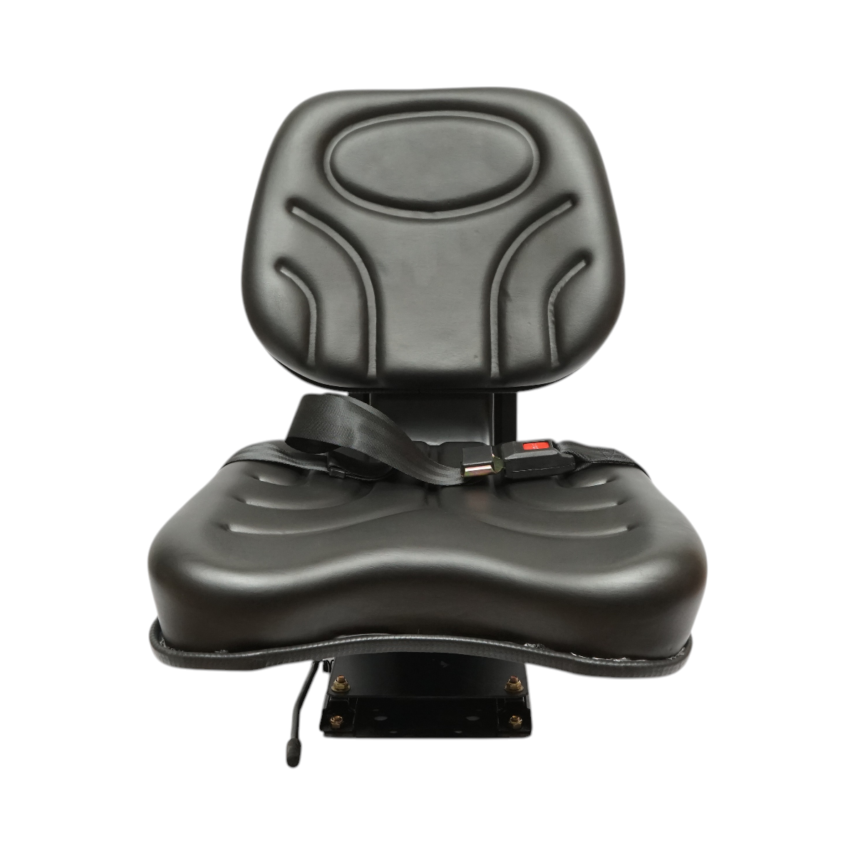 Scaun universal tractor negru reglabil cu centura de siguranta - imagine 2