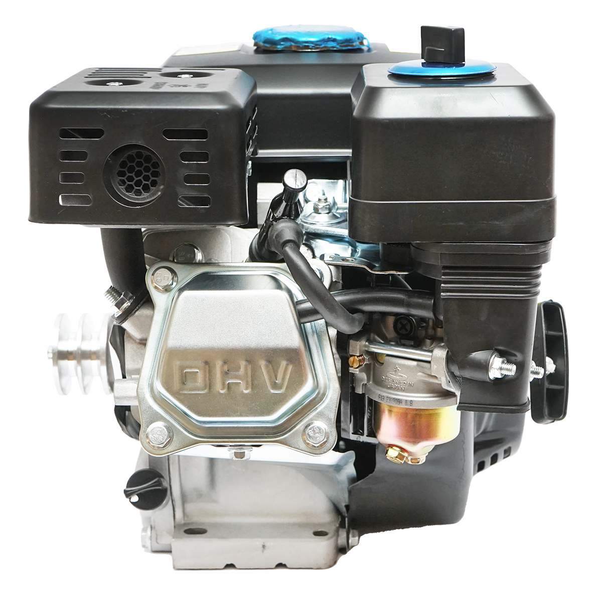 Motor pe benzina cu fulie 7.5CP, 4 timpi, ax cu pana 20mm pornire sfoara Breckner Germany - imagine 2