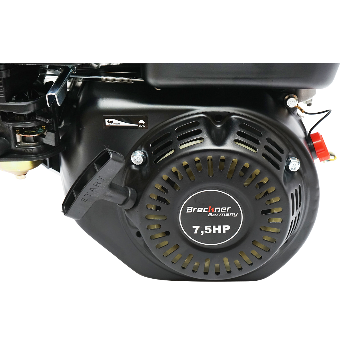 Motor pe benzina 7.5CP, 4 timpi, ax canelat 25mm sfoara Breckner Germany - imagine 7