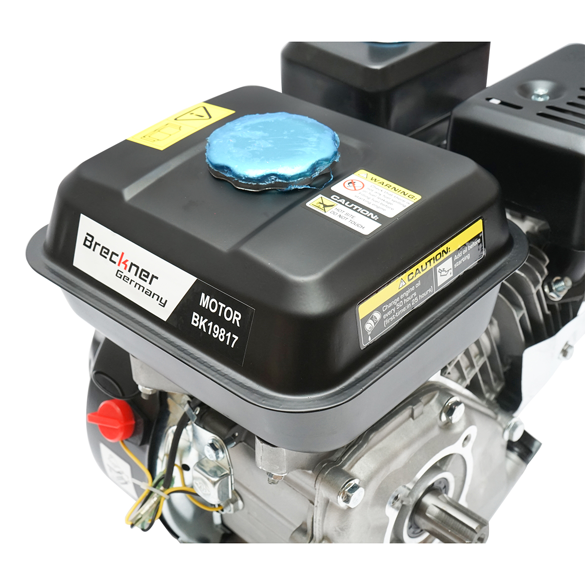 Motor pe benzina 7.5CP, 4 timpi, ax canelat 25mm sfoara Breckner Germany - imagine 5