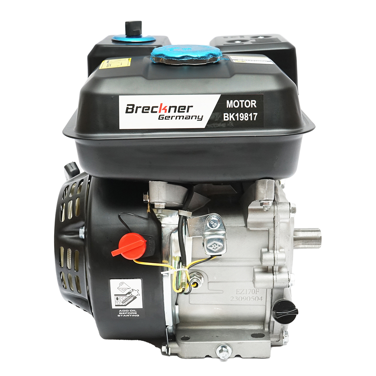 Motor pe benzina 7.5CP, 4 timpi, ax canelat 25mm sfoara Breckner Germany - imagine 4