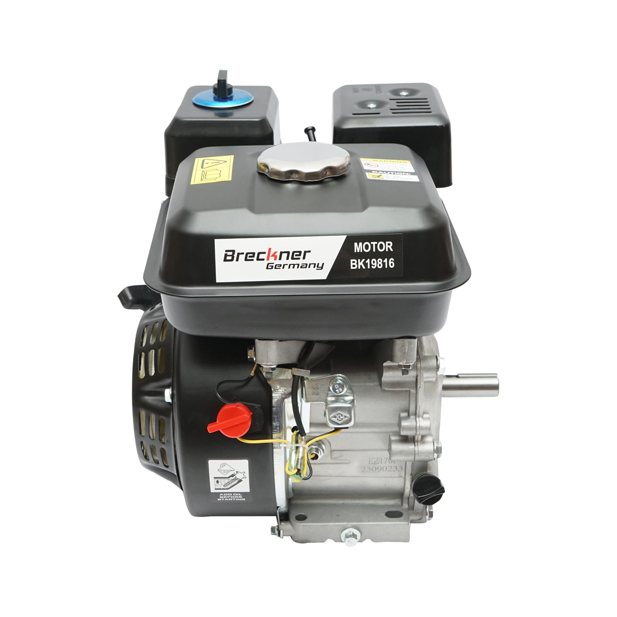 Motor pe benzina 7.5CP, 4 timpi, ax cu pana 20mm, pornire sfoara Breckner Germany - imagine 4