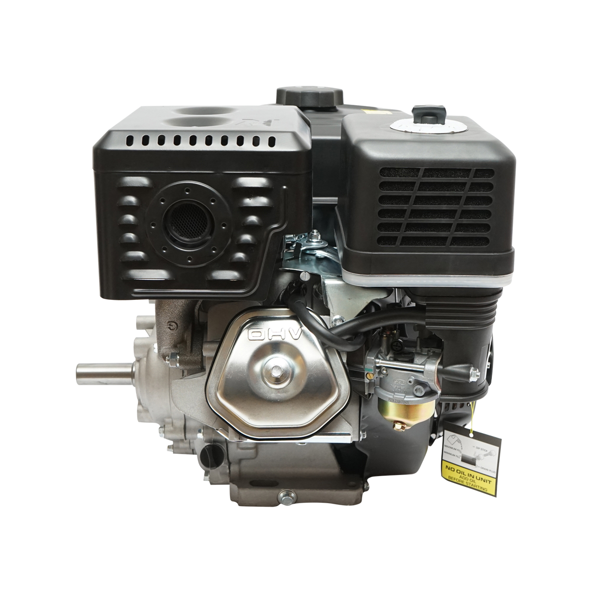 Motor pe benzina 13CP, 4 timpi, ax cu pana 25mm pornire cheie/sfoara, reductor priza Breckner Germany - imagine 2