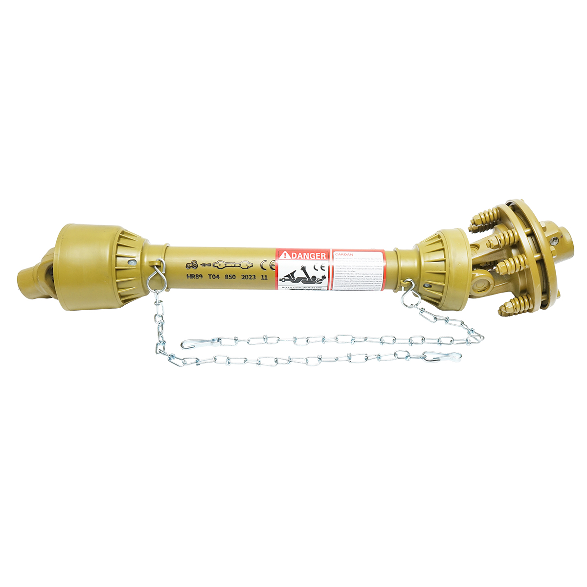 Cardan 850 mm T4 cu ambreiaj pentru utilaje de minim 35CP