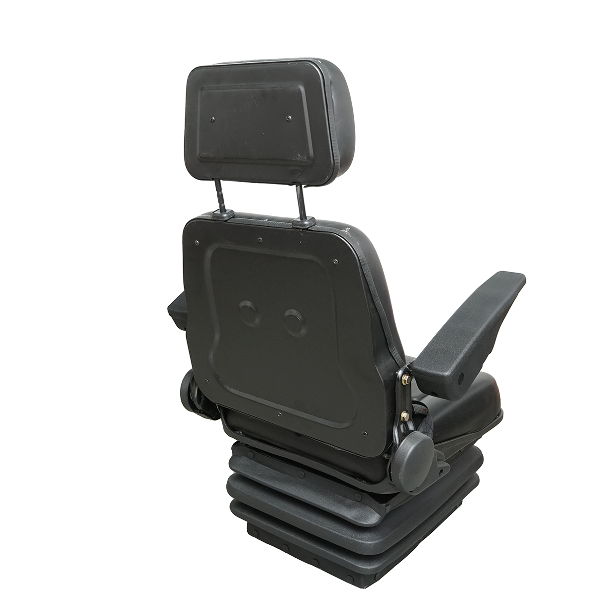 Scaun universal reglabil pe inaltime si greutate 50-130Kg, cotiere si spatar rabatabil 40-80° pentru tractor, utilaje agricole, industriale, stivuitor - imagine 4