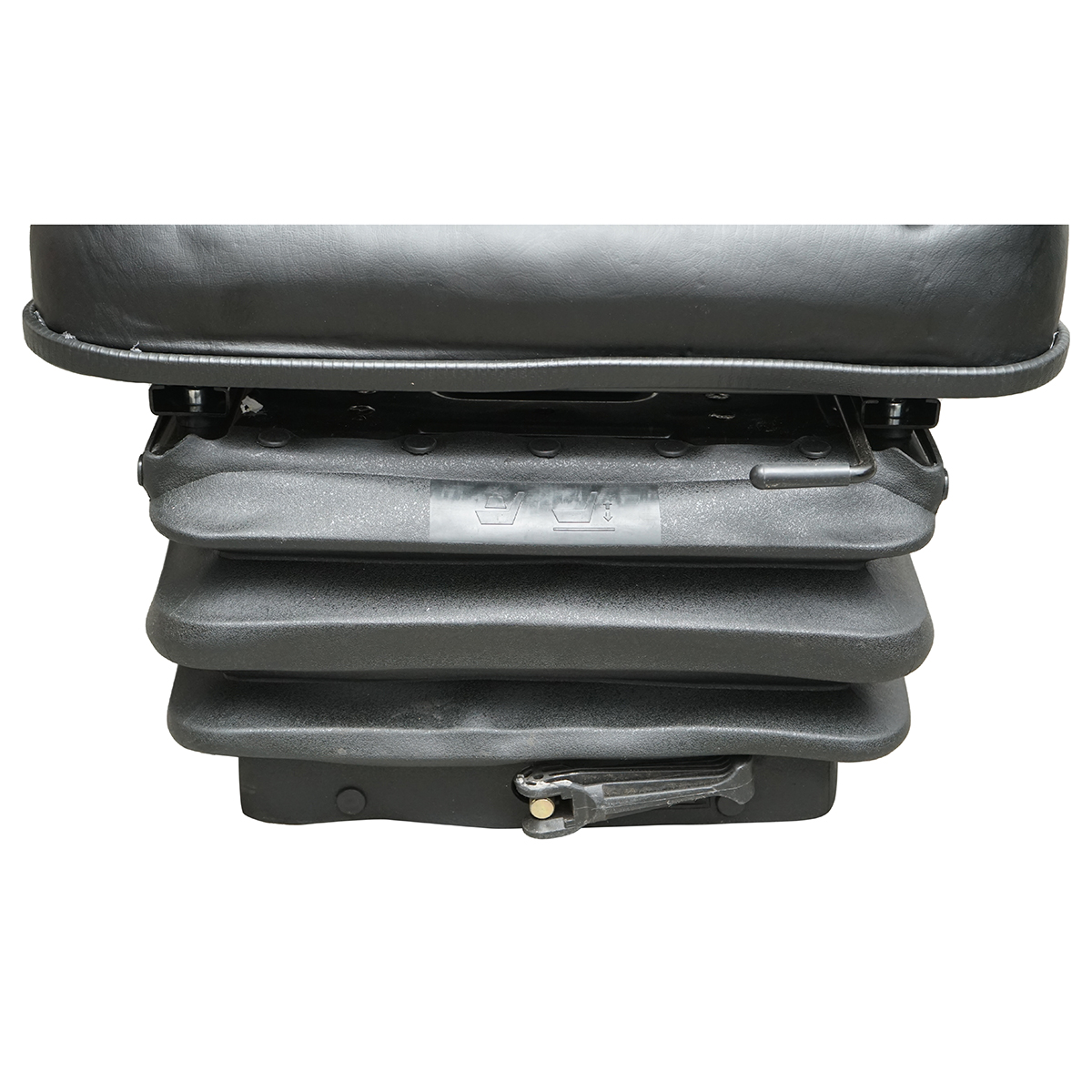 Scaun universal reglabil pe inaltime si greutate 50-130Kg, cotiere si spatar rabatabil 40-80° pentru tractor, utilaje agricole, industriale, stivuitor - imagine 5