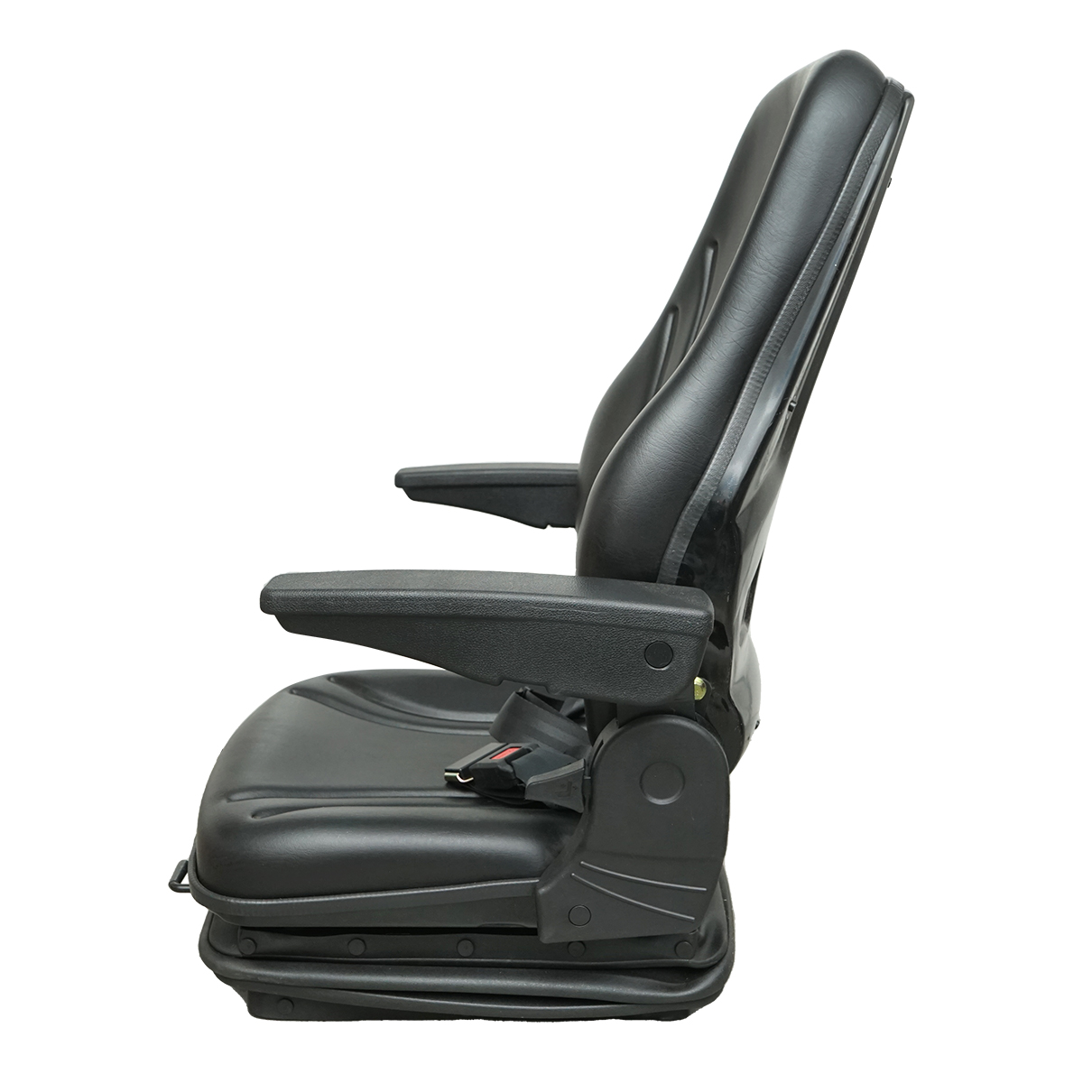 Scaun universal reglabil pe greutate 50-130Kg, cotiere si spatar rabatabil 55-89° pentru tractor, utilaje agricole, industriale, stivuitor - imagine 2