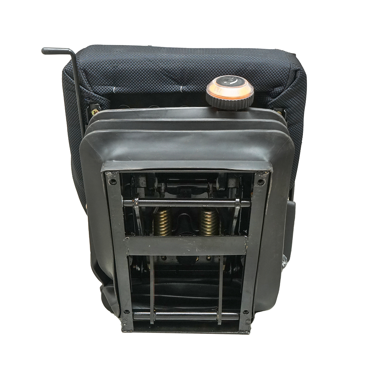 Scaun universal reglabil pe greutate 40-130Kg, cotiere si spatar rabatabil 50-90° pentru tractor, utilaje agricole, industriale, stivuitor - imagine 5