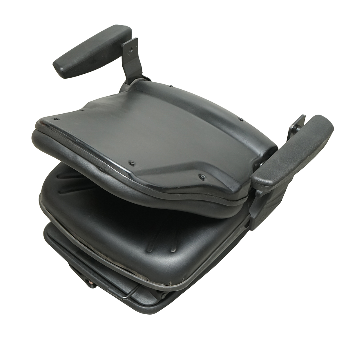 Scaun universal cu centura de siguranta si cotiere, suspensie mecanica pentru tractor si utilaje industriale, stivuitor - imagine 4