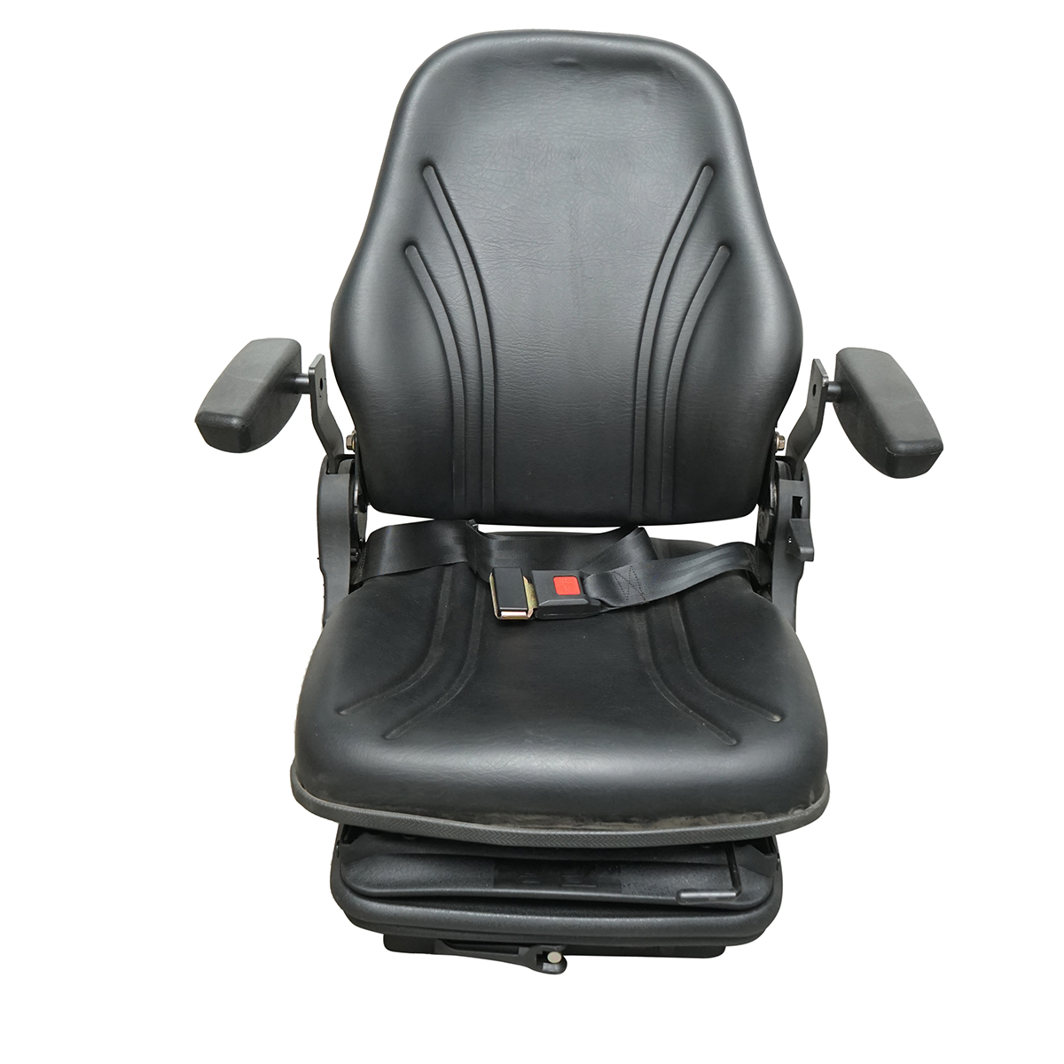 Scaun universal cu centura de siguranta si cotiere, suspensie mecanica pentru tractor si utilaje industriale, stivuitor - imagine 6