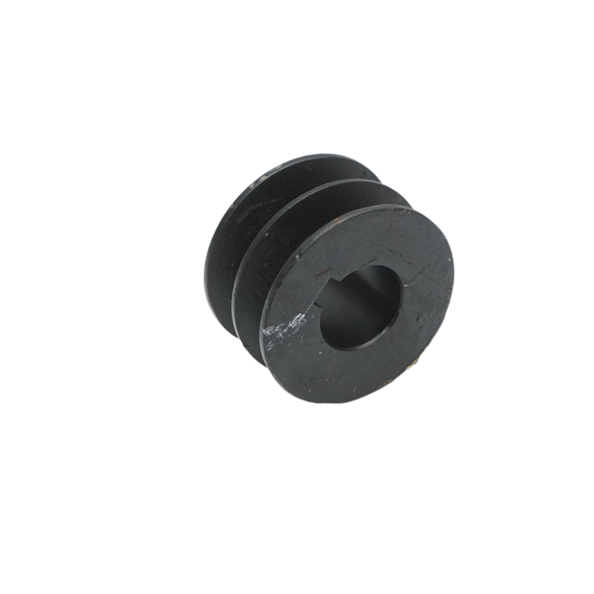 Fulie 2 caneluri 58x32mm pentru ax cu pana 24mm - imagine 3