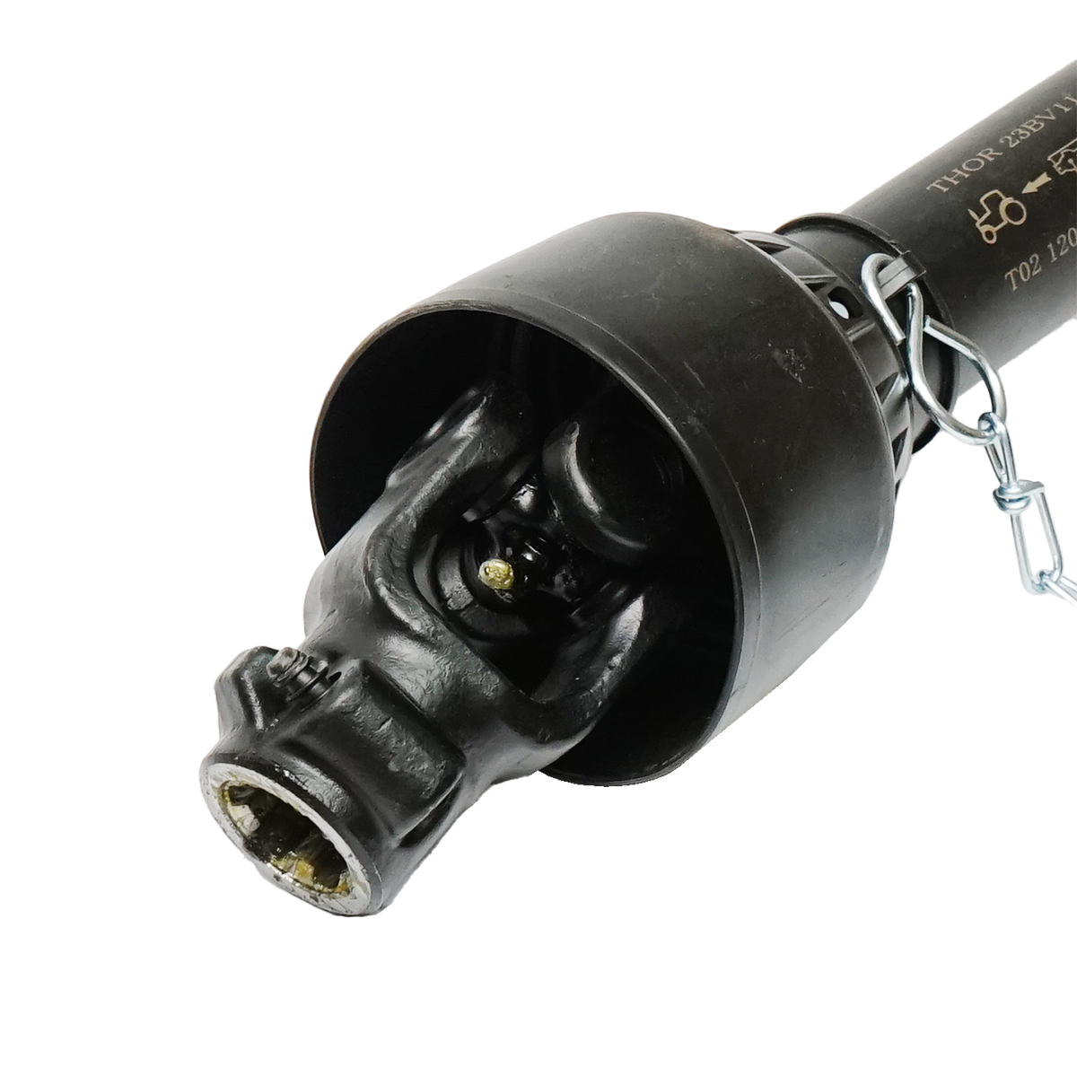 Cardan 1200 mm T2 cruce 23,8x61,3 (teava triunghiulara) 1 3/8 Z=6 - imagine 2