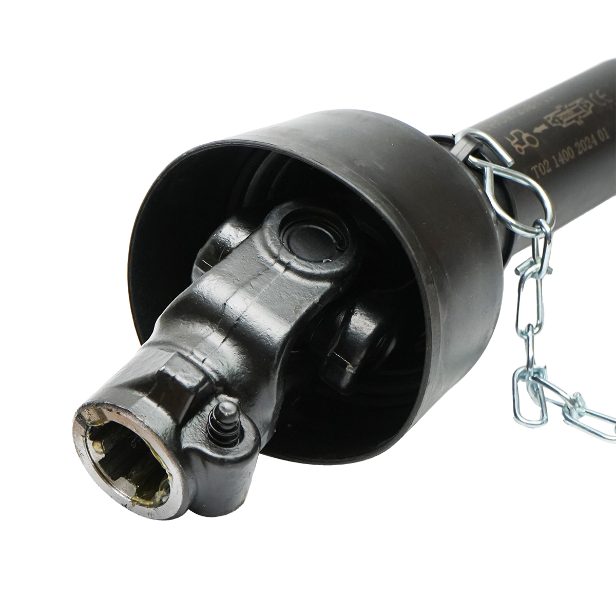 Cardan 1400 mm T2 cruce 23,8x61,3 (teava triunghiulara) 1 3/8 Z=6 - imagine 3